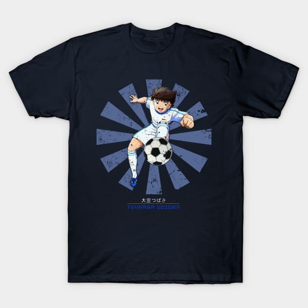 Tsubasa Oozora Retro Japanese T-Shirt by Nova5